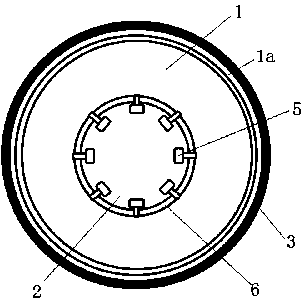 Safety protection supporting device for automobile tire at time of tire burst