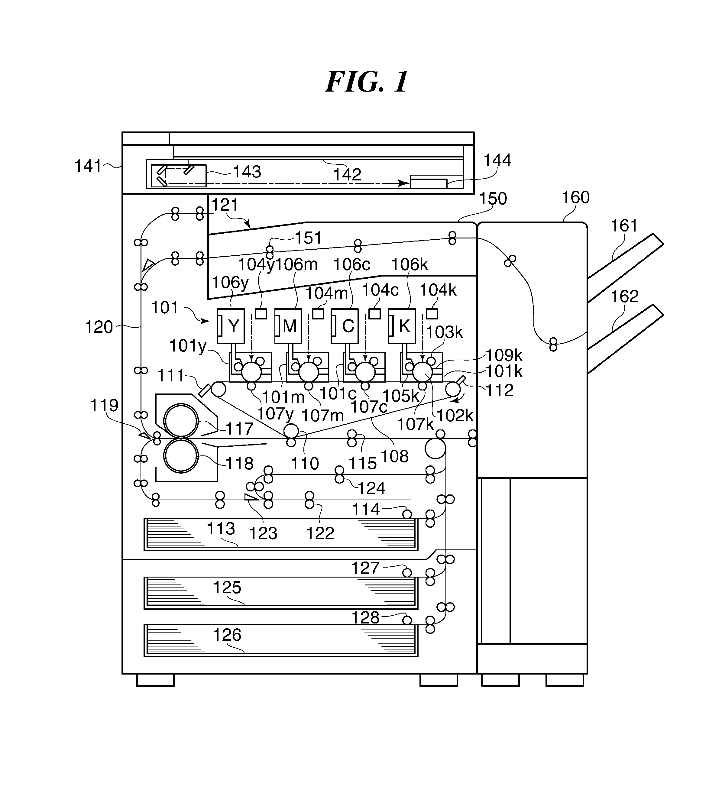 Image forming apparatus capable of updating control program, and storage medium