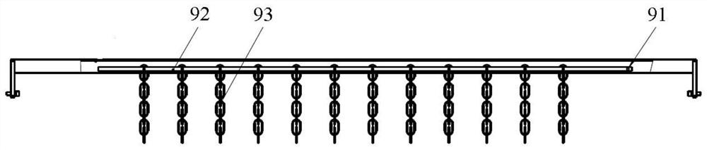 Static electricity removing mechanism and cord fabric unwinding device