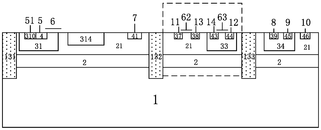 A kind of multi-epitaxial semiconductor device and its manufacturing method