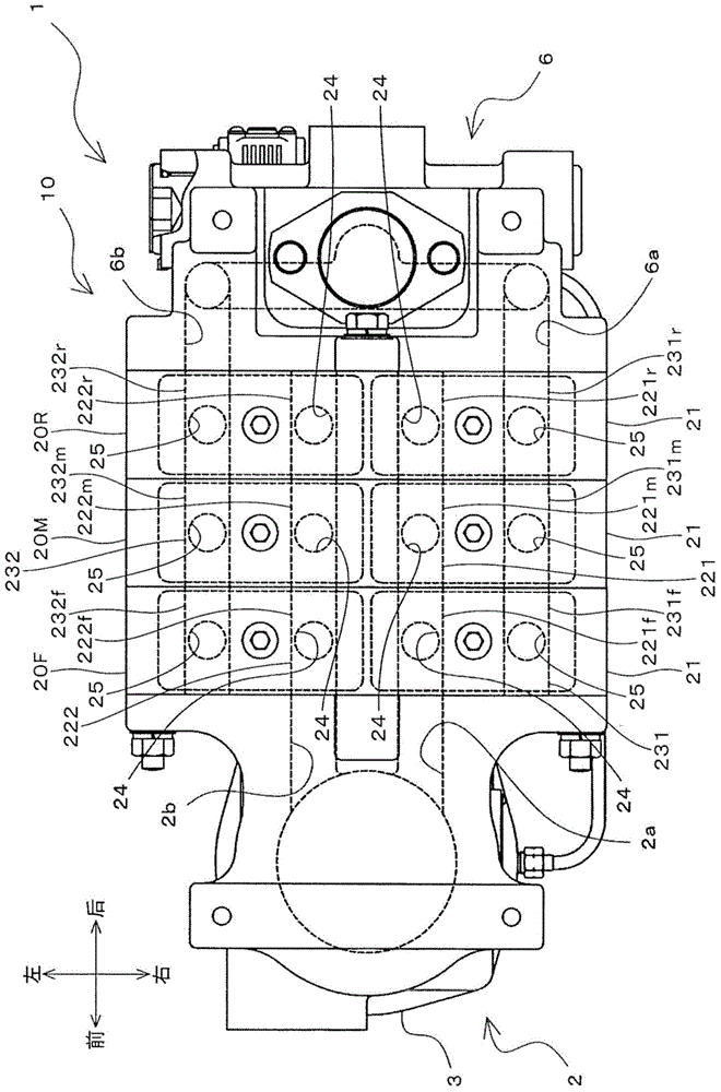 Dehumidifying device and dehumidifying module