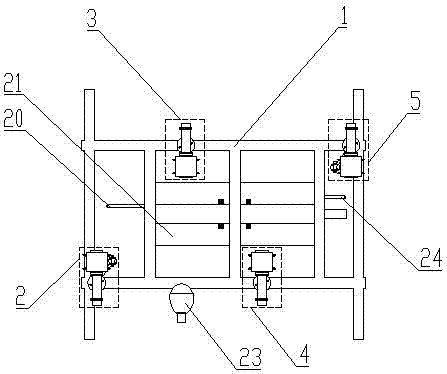 Apparatus used for walking on quad bundled conductors and method for spanning spacers