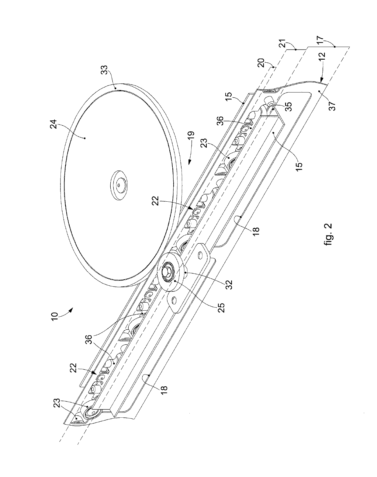 Apparatus for moving articles