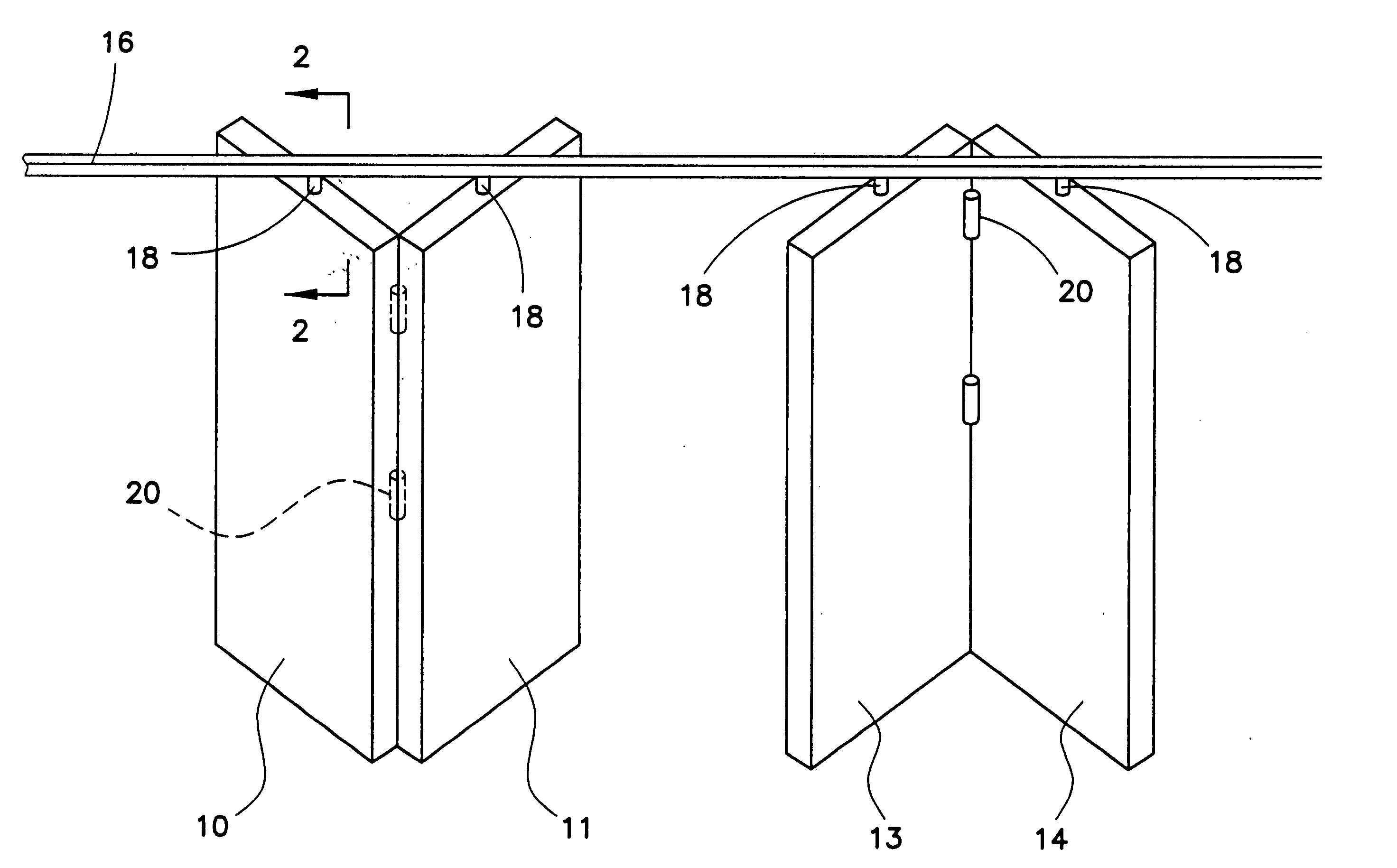 Soffit assembly for moveable wall system and removal tool therefor