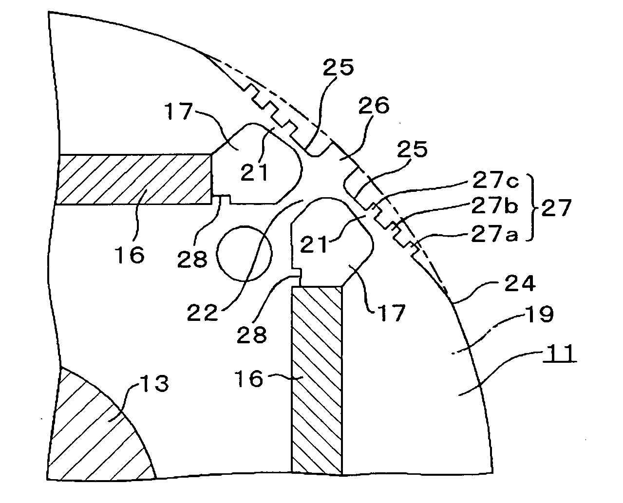 Magnet Embedded Rotor, Electric Motor Using the Same Rotor, and Compressor Using the Same Motor