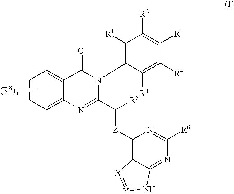 Quinazolinones as inhibitors of human phosphatidylinositol 3-kinase delta
