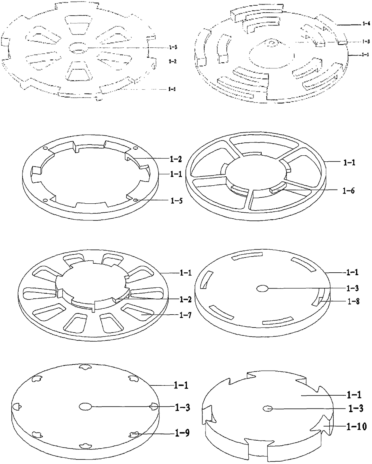 Directly-driven centrifugal separation device