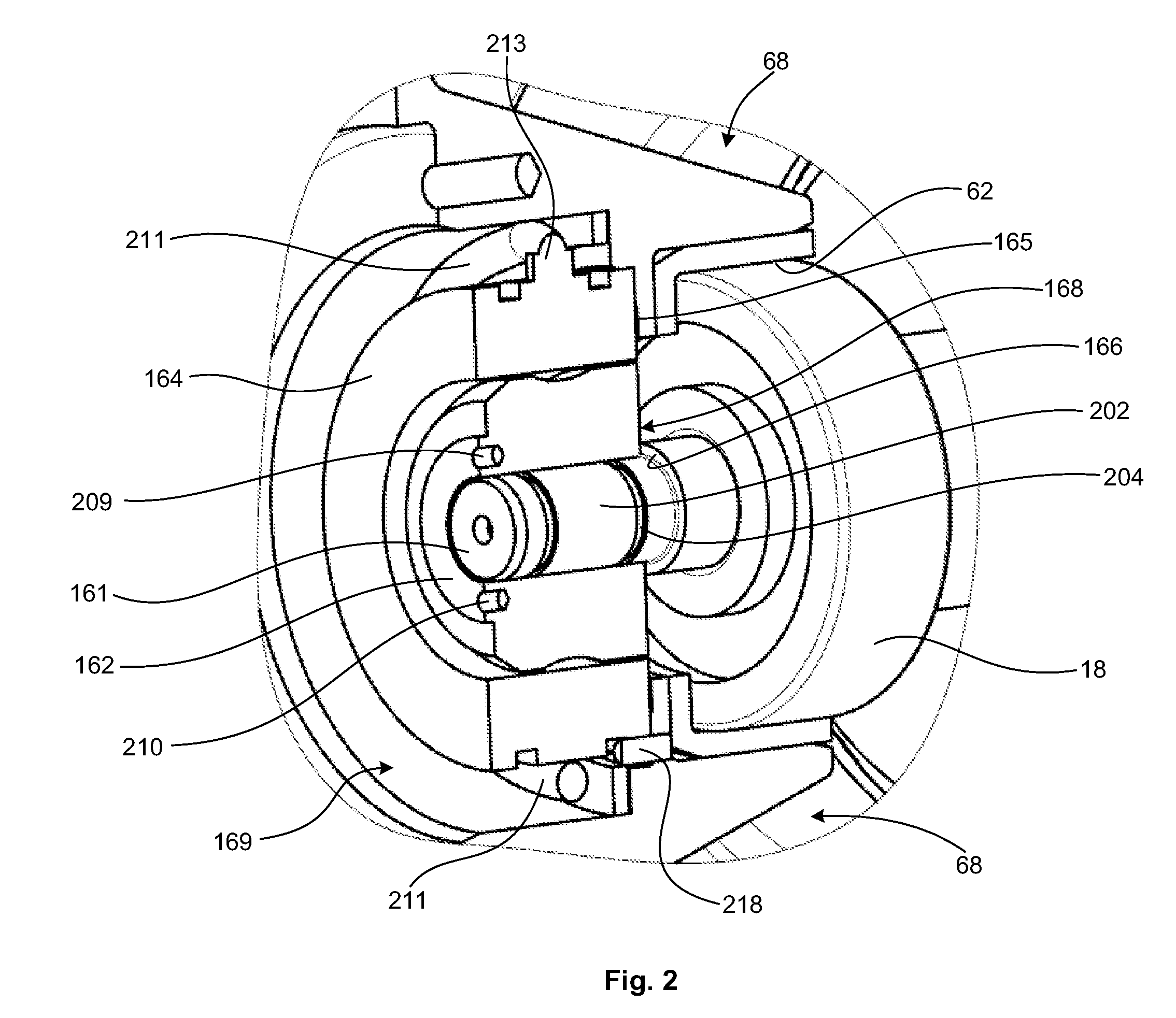 Device for mounting a resolver in an electric machine