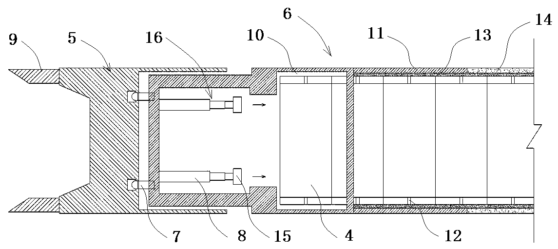 Method for making underground box culverts through open type shield tunneling machine