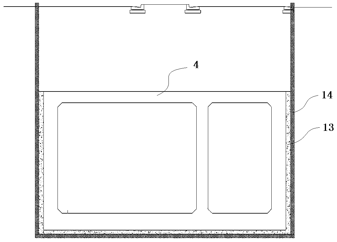 Method for making underground box culverts through open type shield tunneling machine