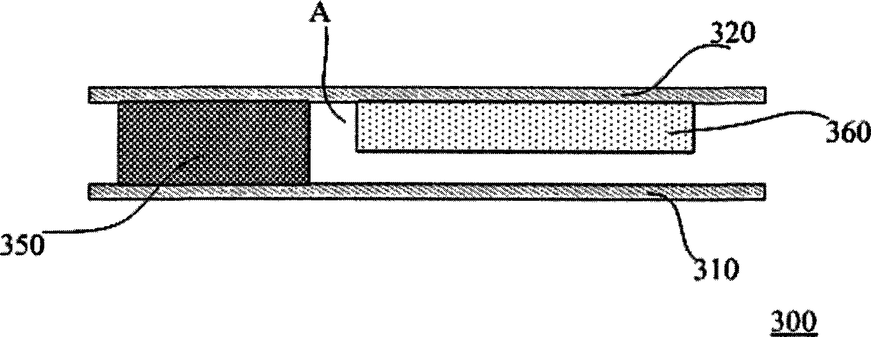 A structure of liquid crystal display panel