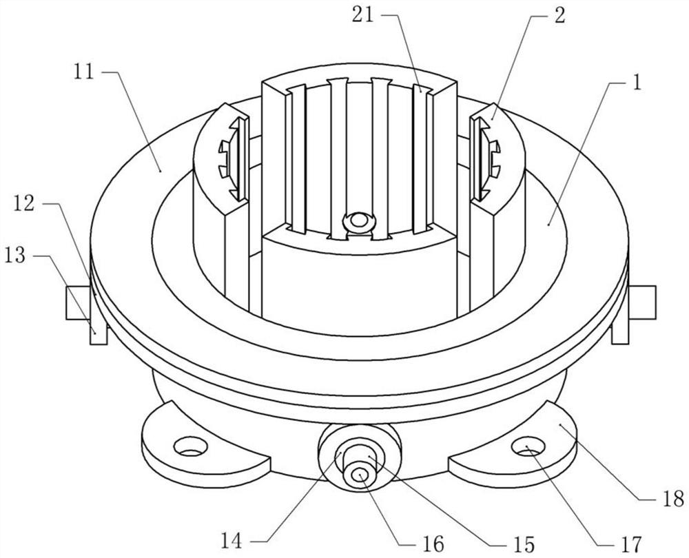 A fixture for robot motors