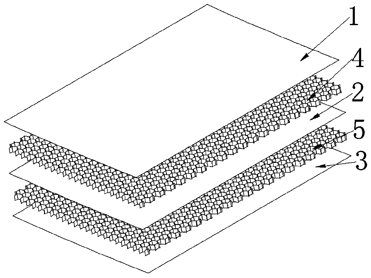 A composite honeycomb sandwich structure panel with a super-large single-curved reflective surface and its forming method