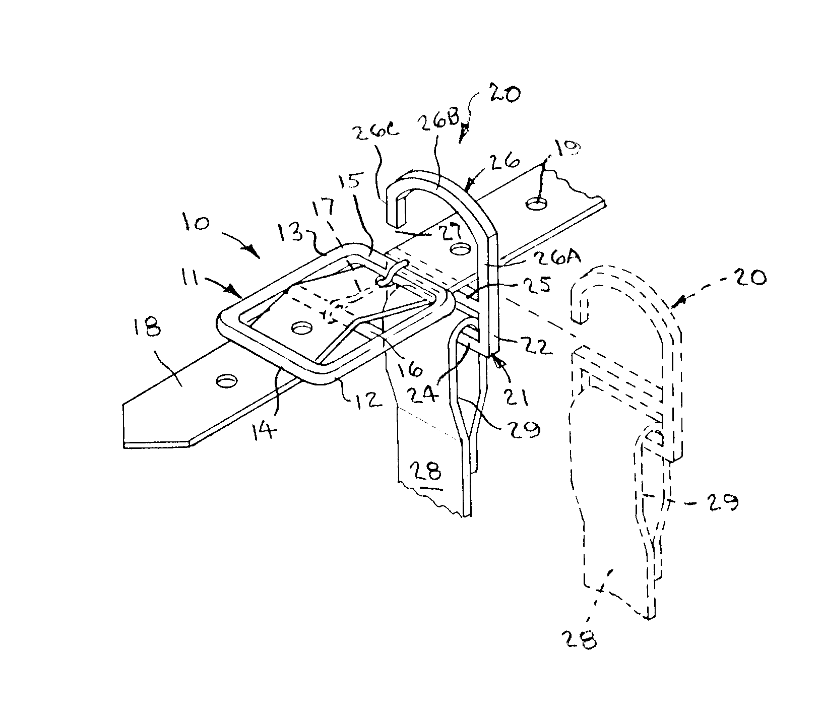 Buckle fastener system and method