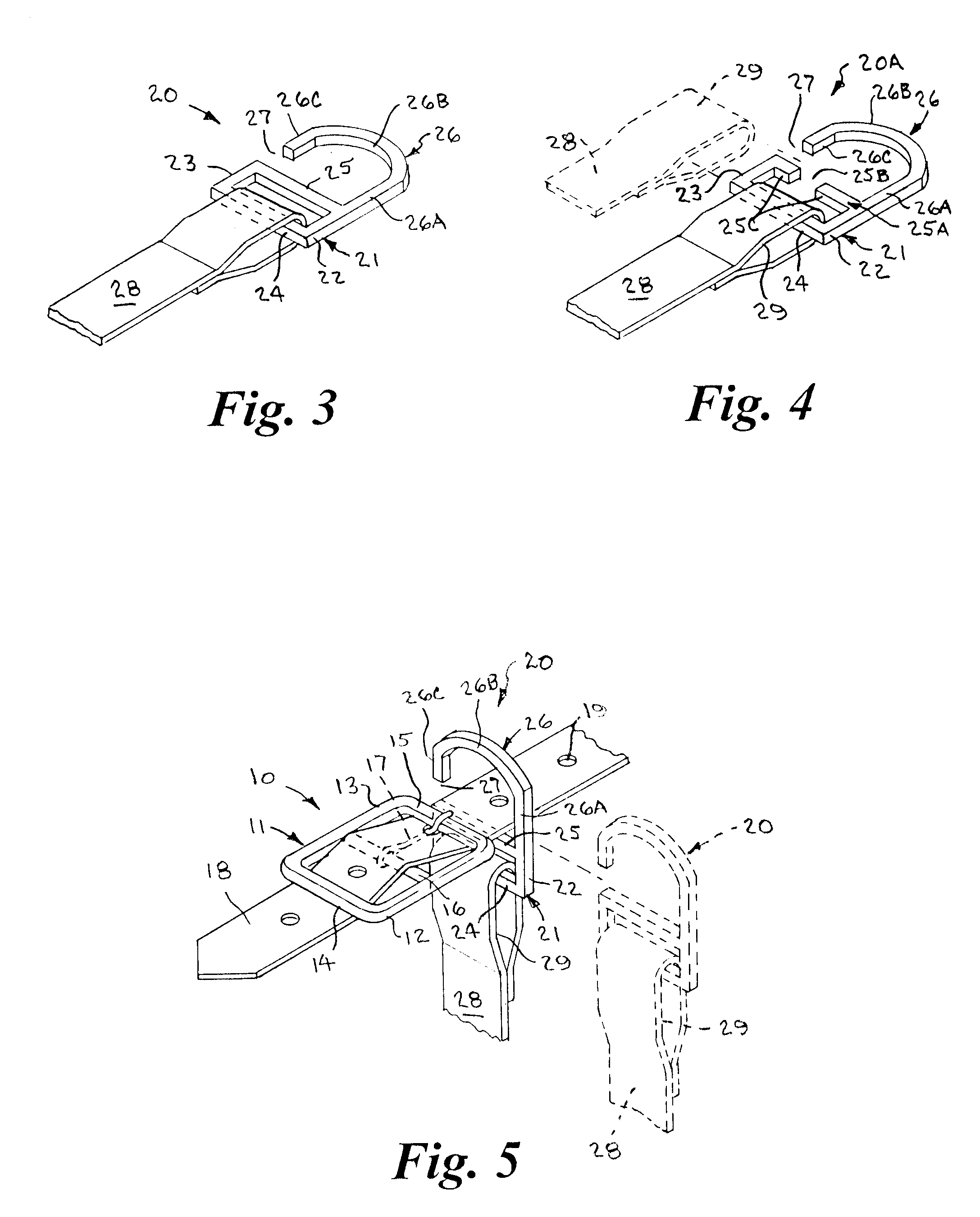 Buckle fastener system and method
