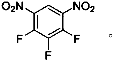 Preparation method of melt-cast explosive 2, 3, 4-trifluoro-1, 5 dinitrobenzene