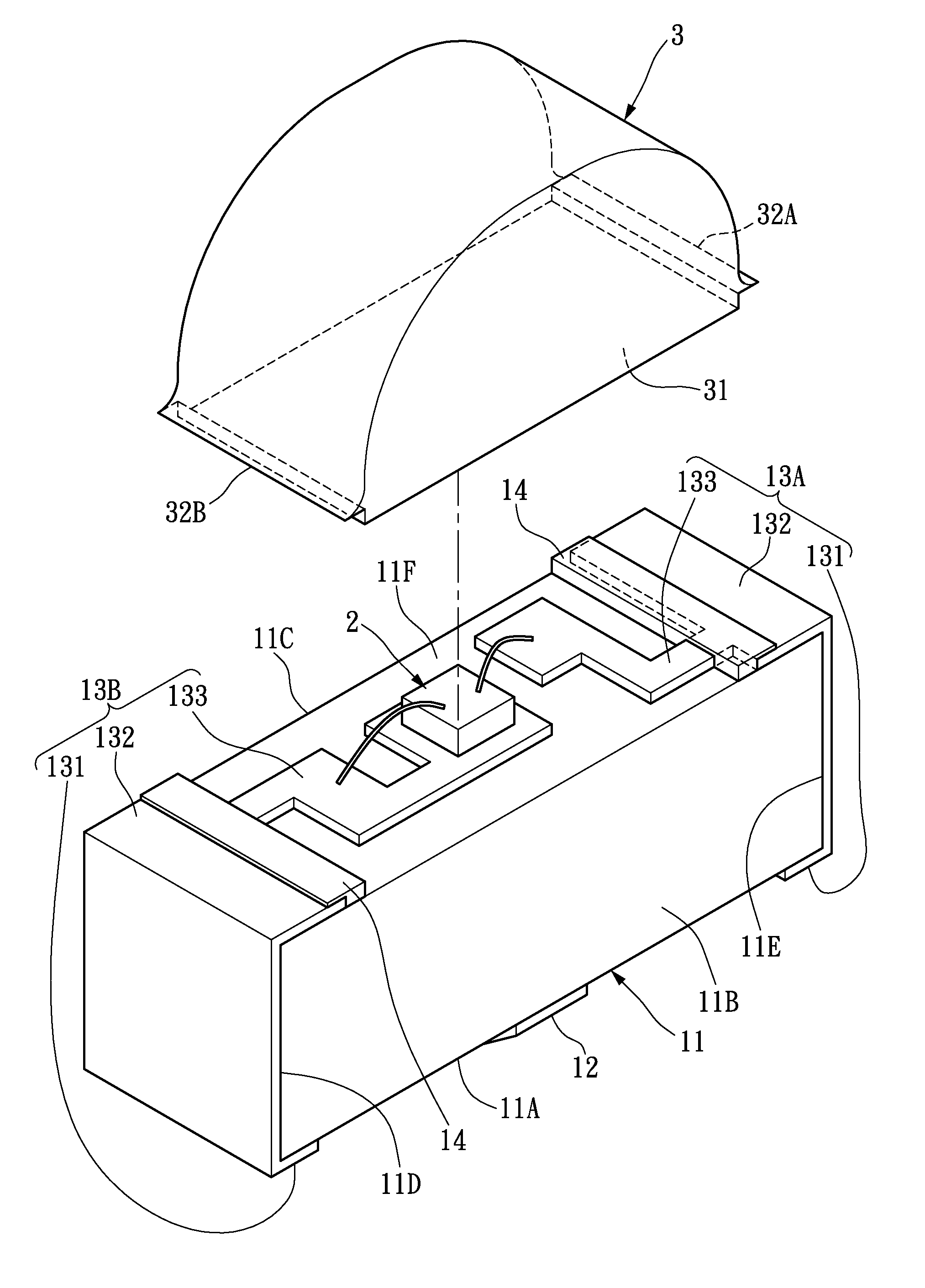 LED substrate structure, LED unit and lighting module having the same