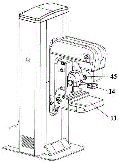 Mammary machine compression device