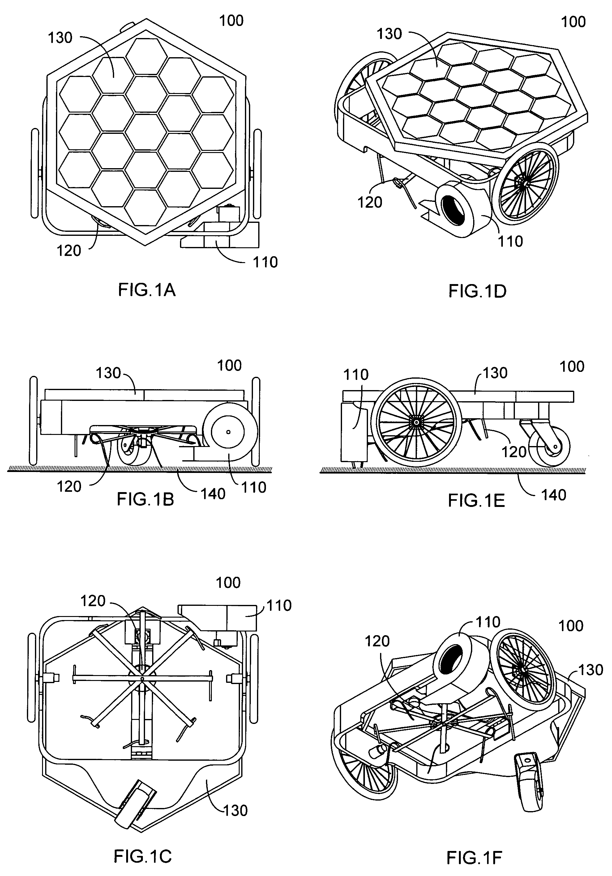 Blower and rotary rake for debris herding