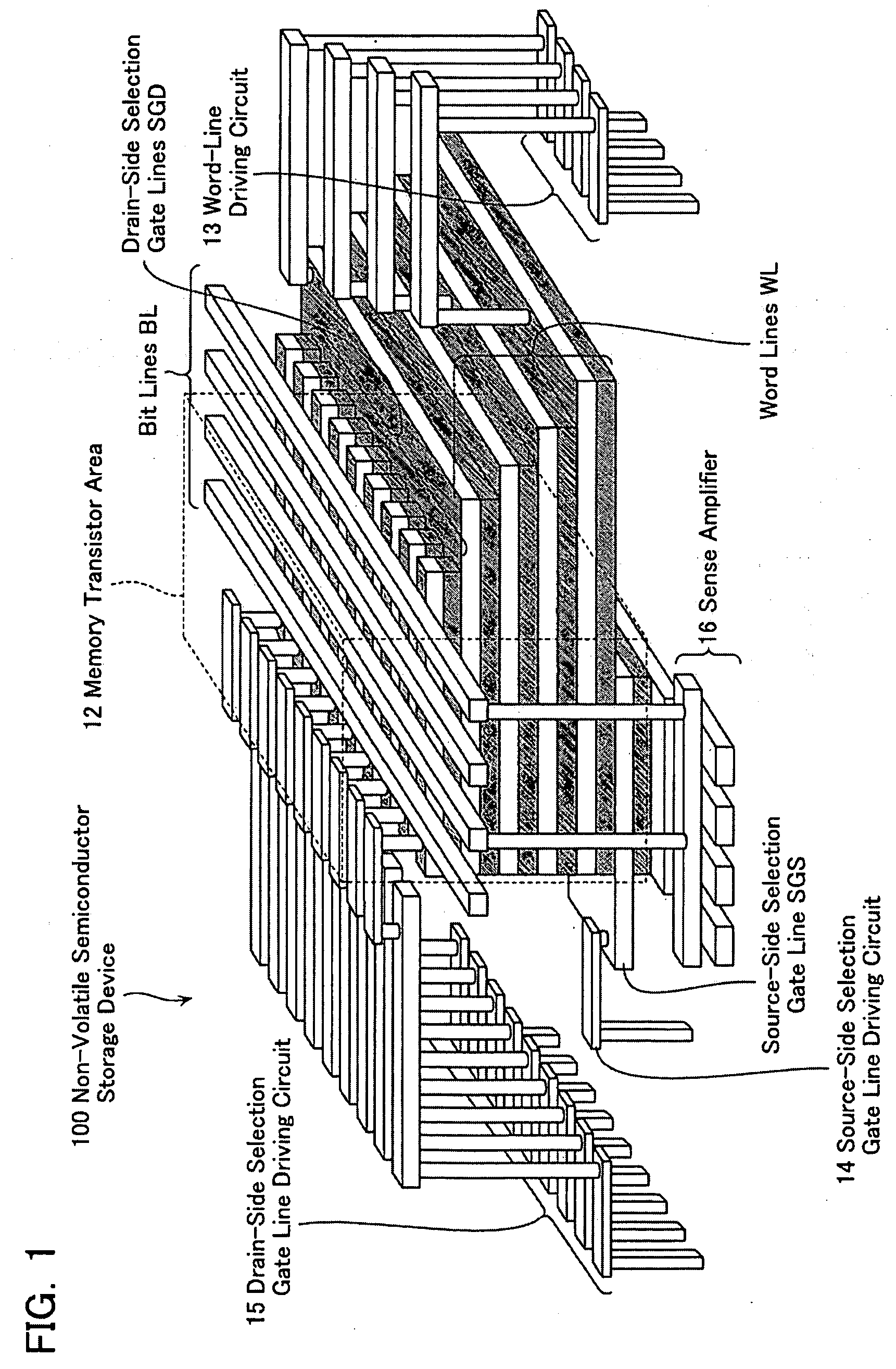 Non-volatile semiconductor storage device and method of manufacturing the same