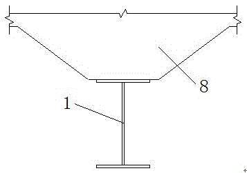 A truss-type steel transverse diaphragm of a corrugated steel web cable-stayed bridge