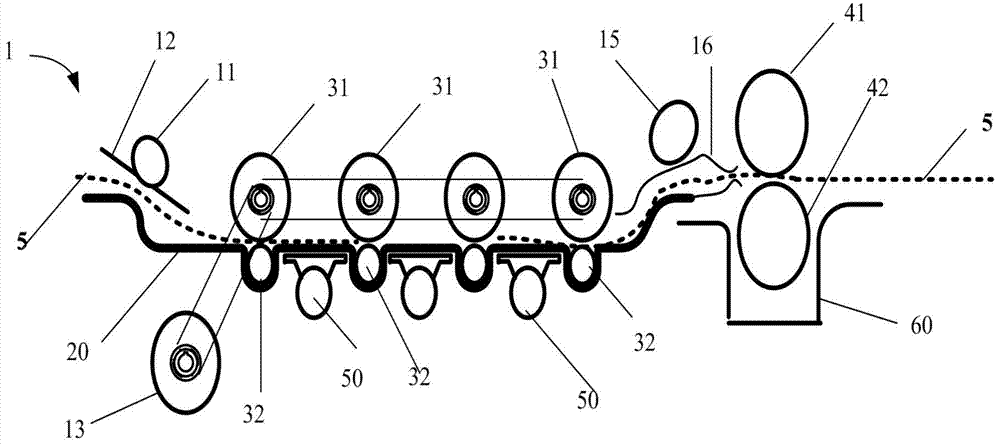 A method and device for vibrating gluing