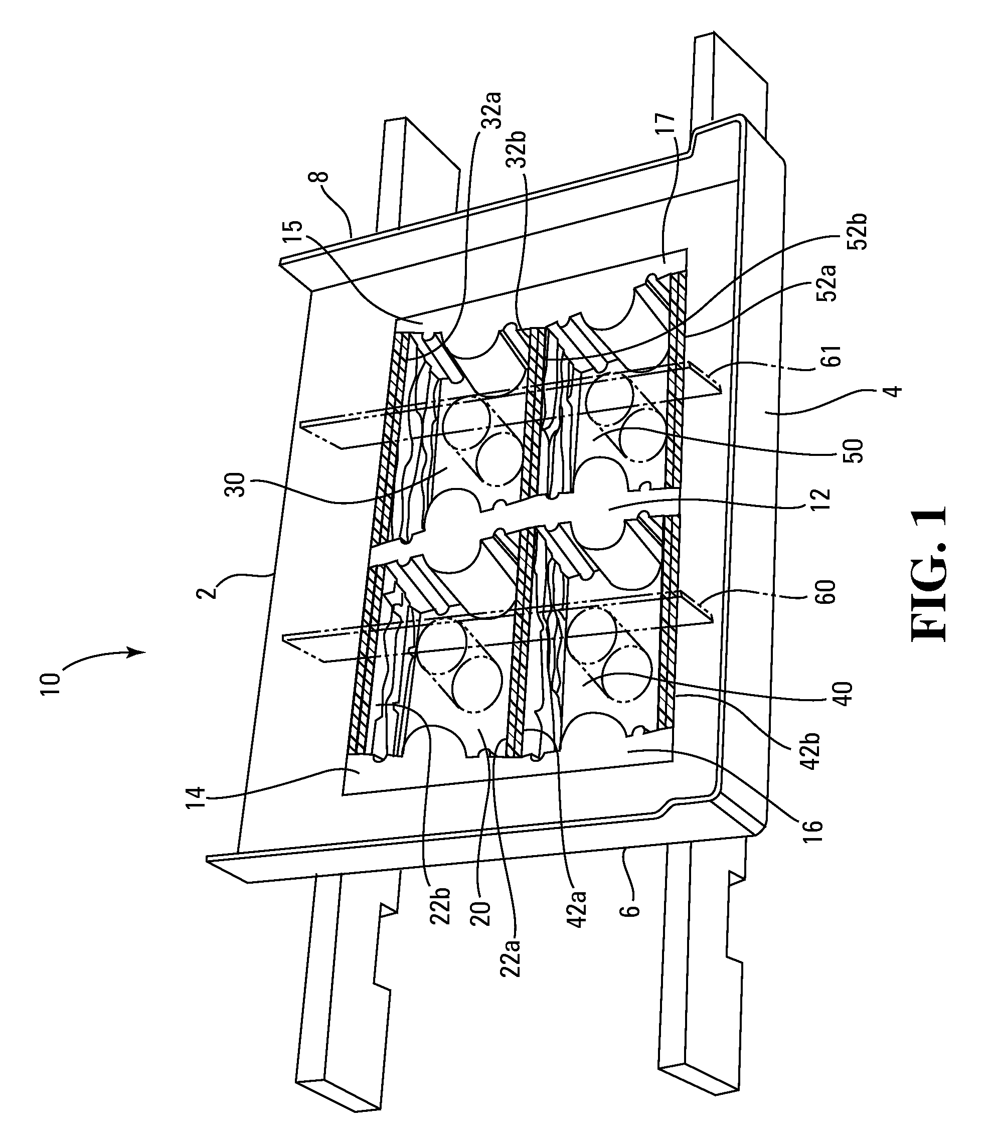 Mold box and method of manufacturing a block