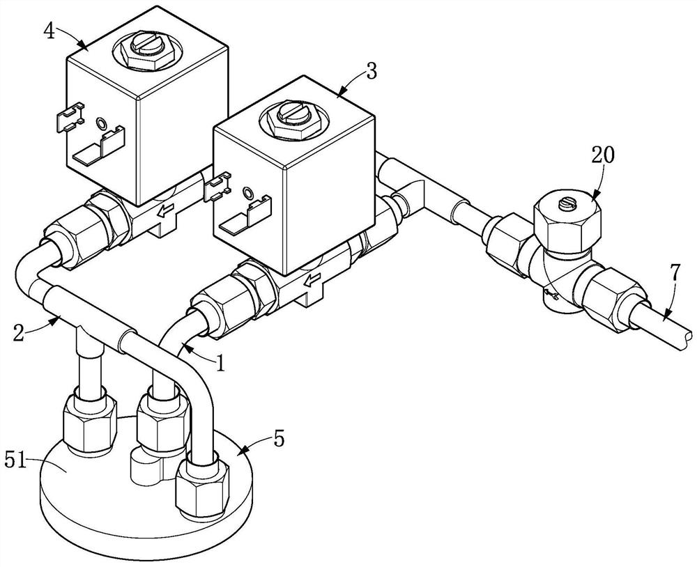 Brewing water injection device