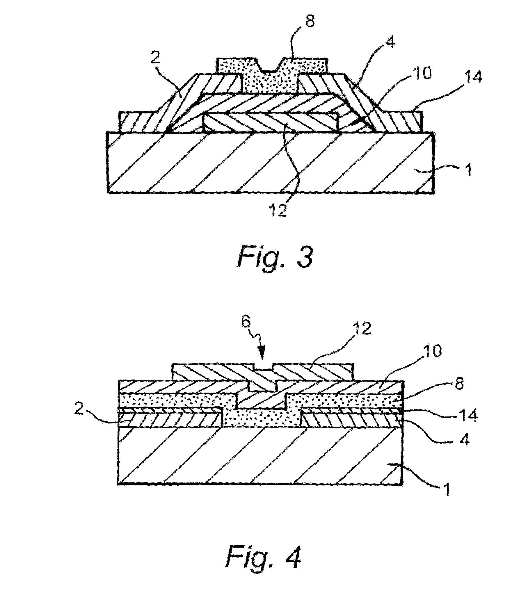 Organic thin film transistors and methods of making the same