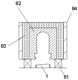 Environment-friendly wax and glue removing kiln