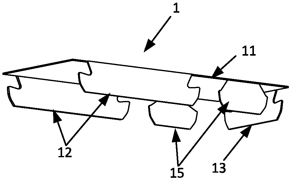 Keel connector and preparation method thereof