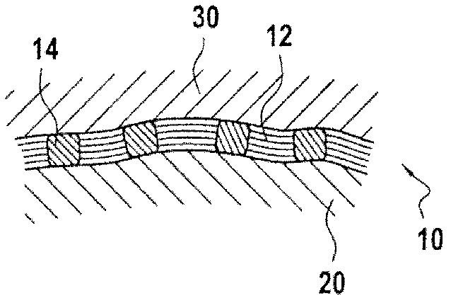 Composite material part having a ceramic matrix, and method for manufacturing same