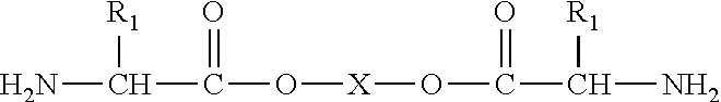 Polyester amide copolymers having free carboxylic acid pendant groups