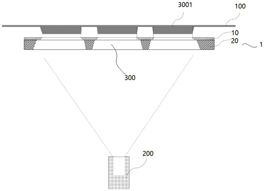 Mask plate with multi-layer structure