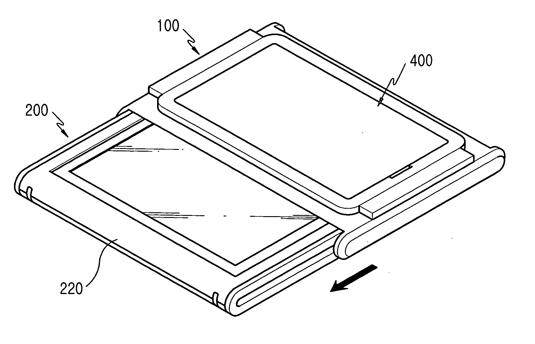 Portable communication terminal for displaying information