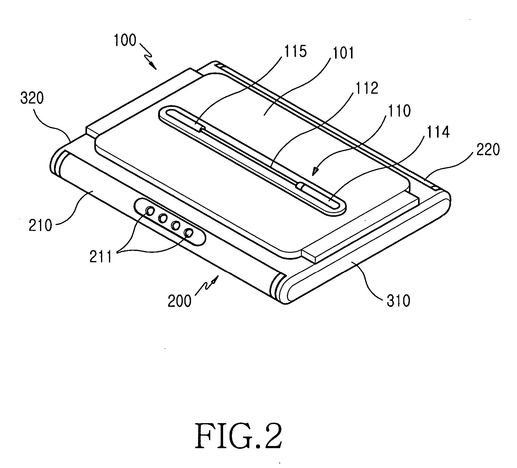 Portable communication terminal for displaying information