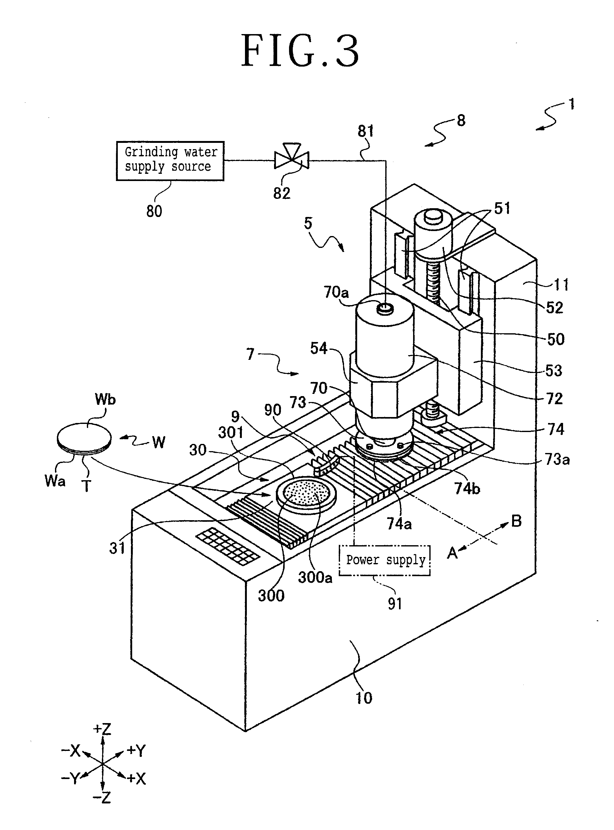 Grinding wheel, grinding apparatus, and method of grinding wafer