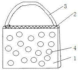 Fouling and crease resistant pearl bag