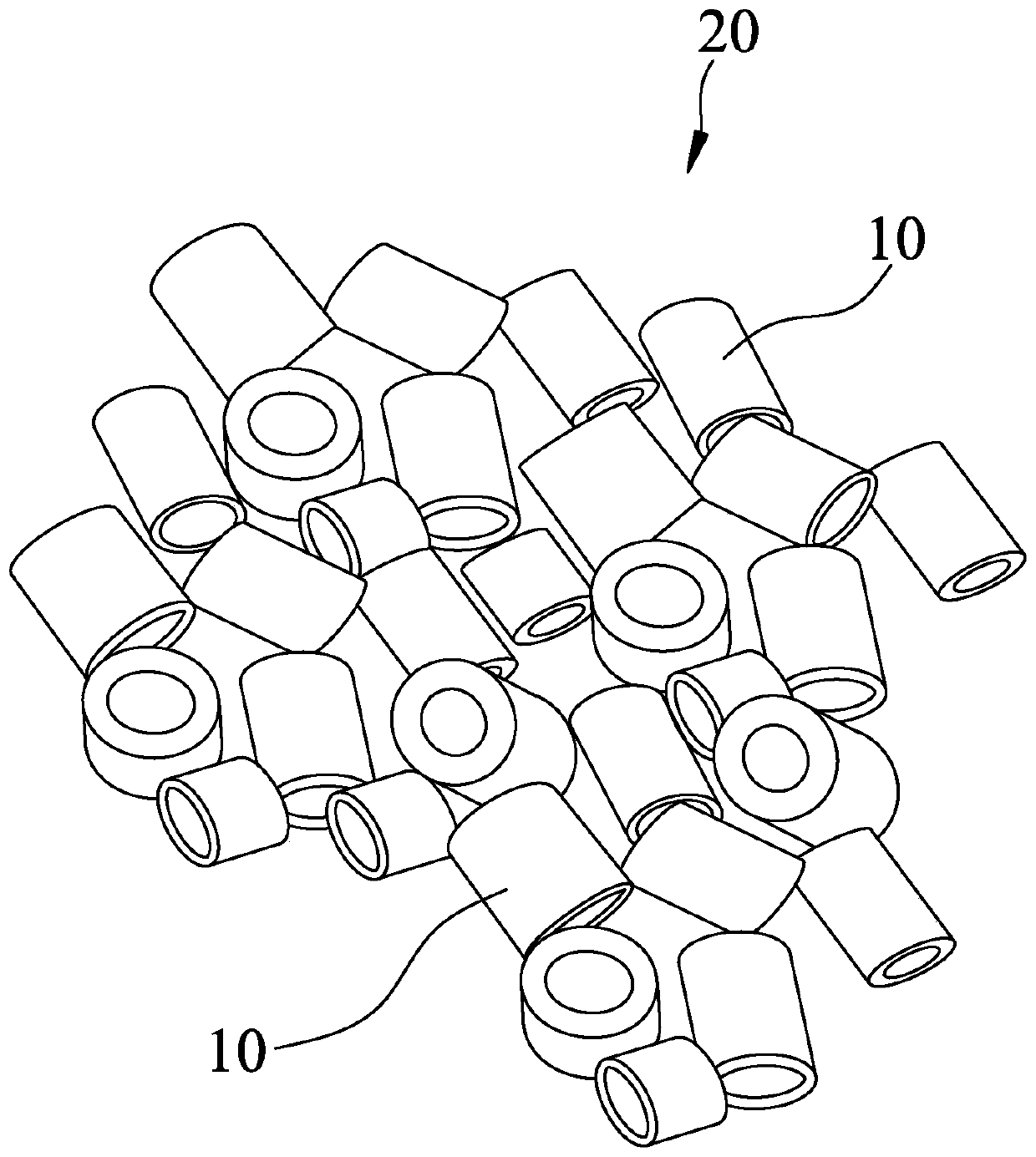 Improved foaming particle, molded body and production process of improved foaming particle