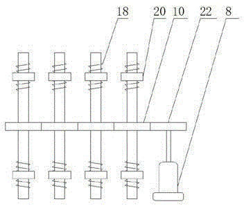 An automatic electroplating post-processing device