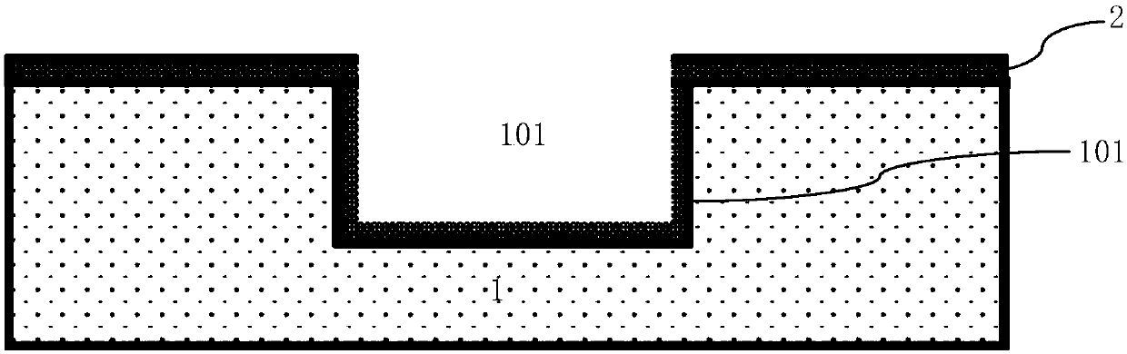 Method of filling groove structure with tungsten