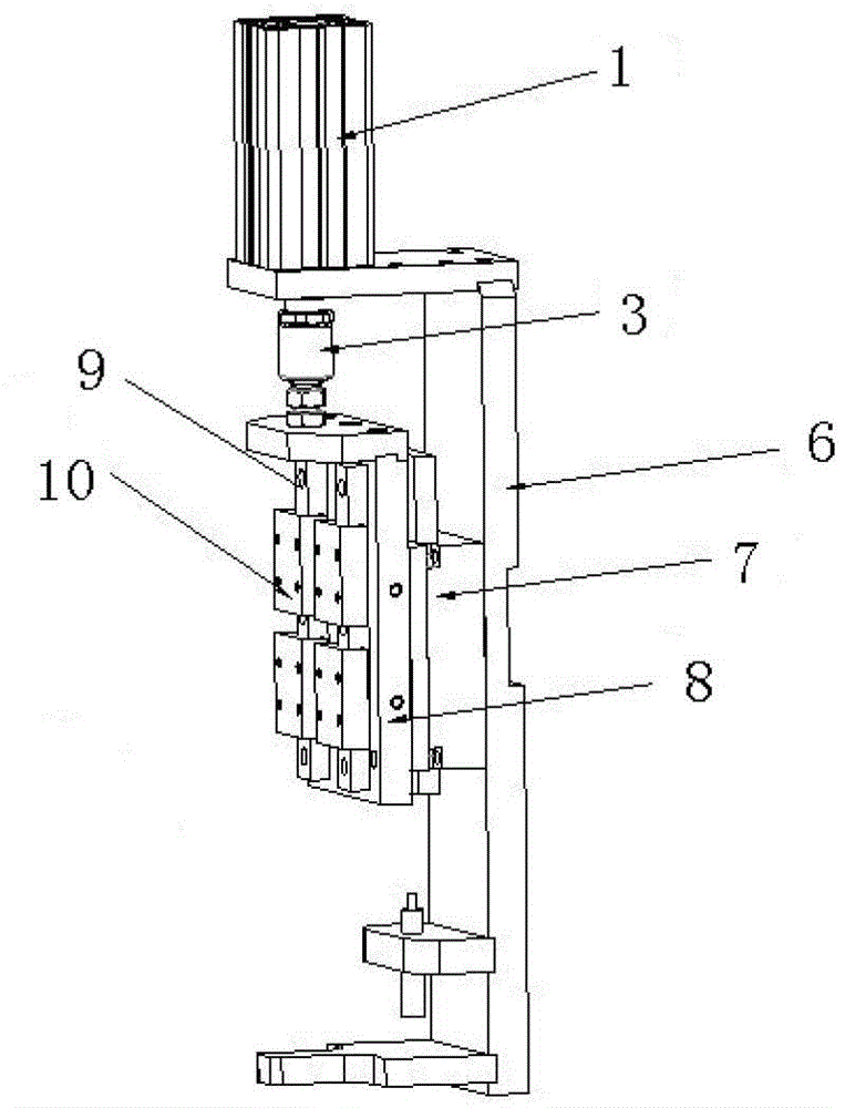 Automatic screw locking elastic mechanism