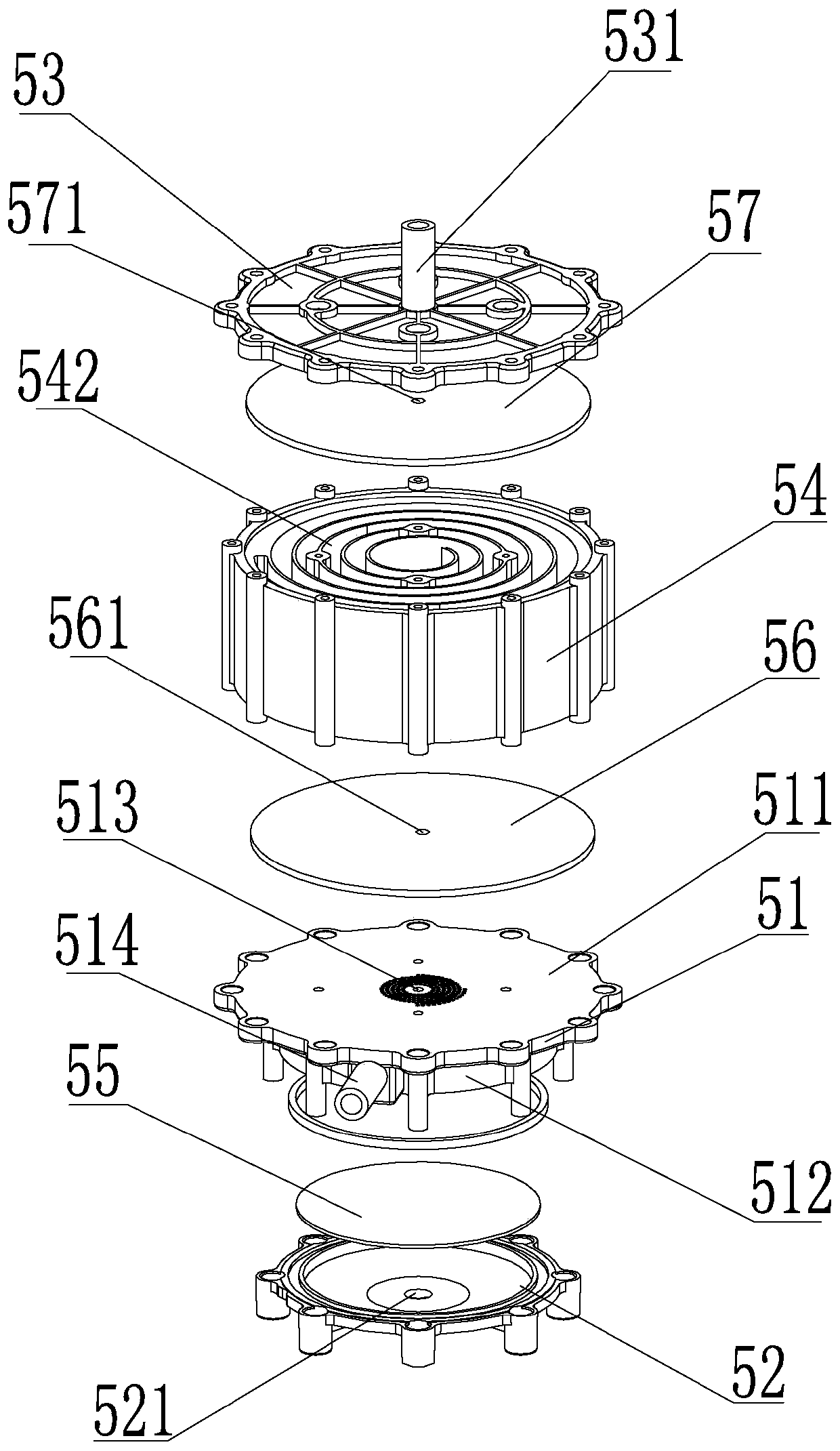 Ozone water mixing device and cleaning equipment with same