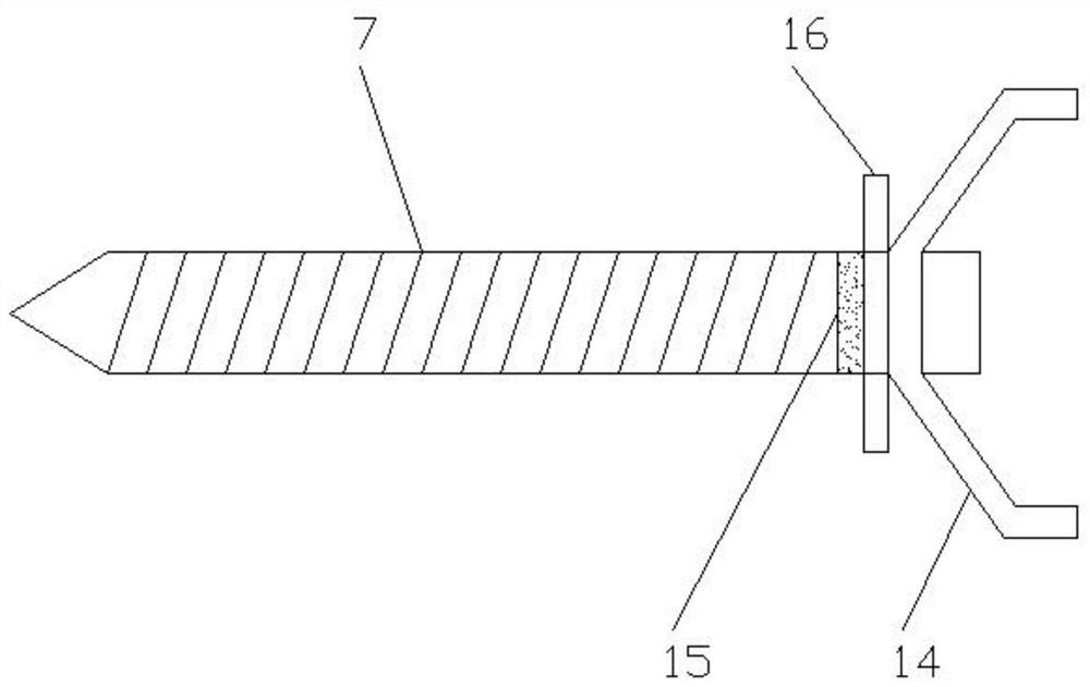 Attached lifting scaffold material management system