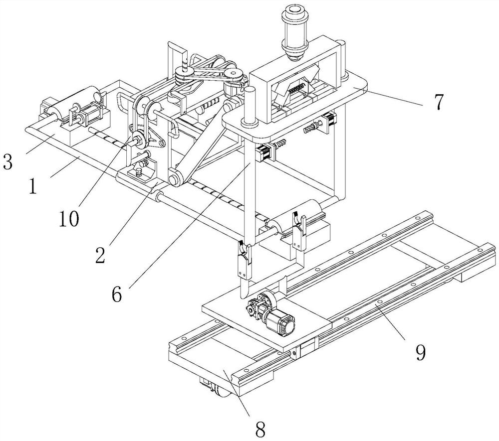 Guardrail assembling mechanism