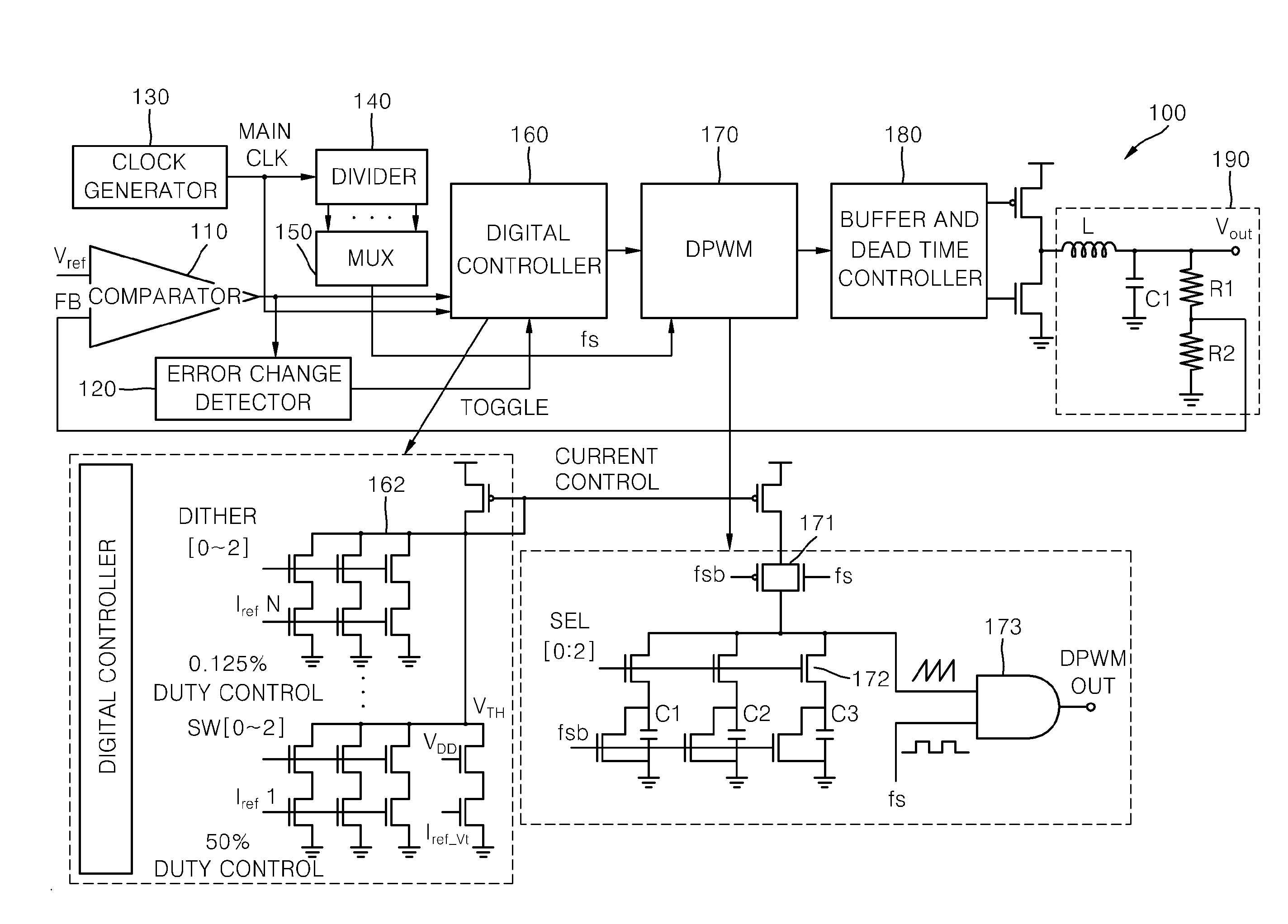 Device for controlling a switching mode power supply