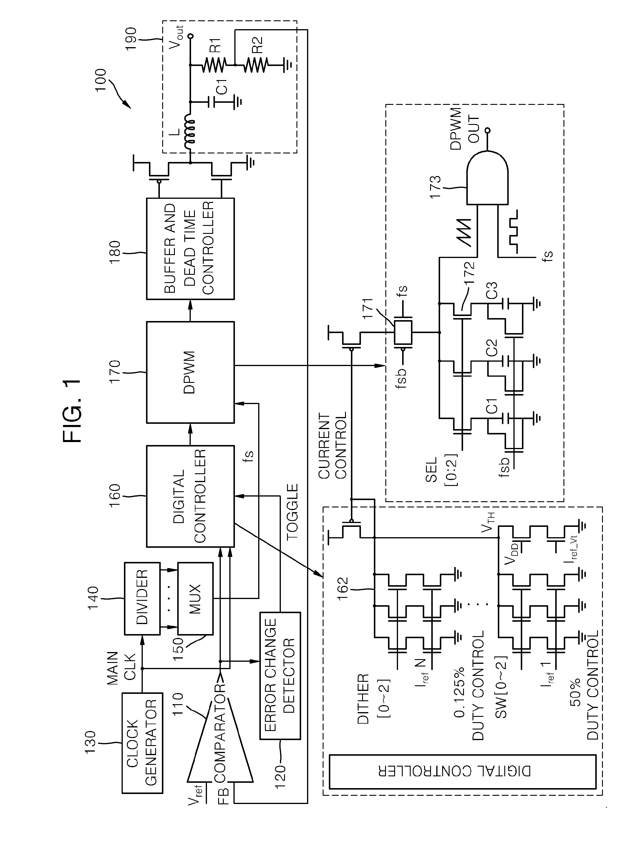Device for controlling a switching mode power supply