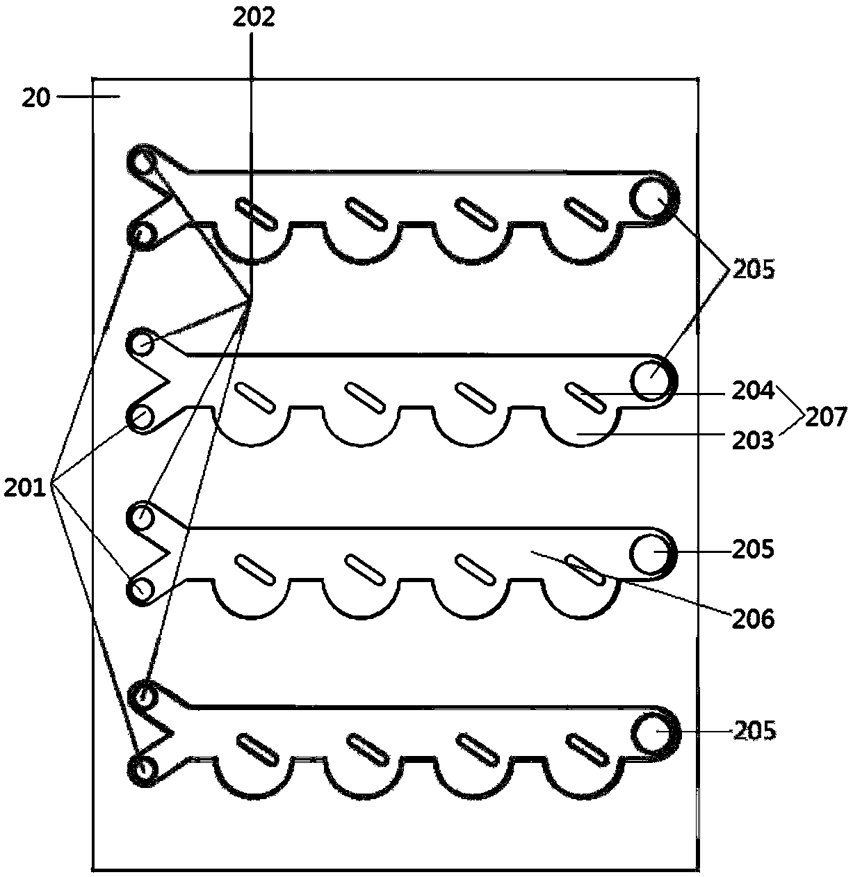 Micro-flow control chip for cell tissue culture and real-time monitoring and use method thereof