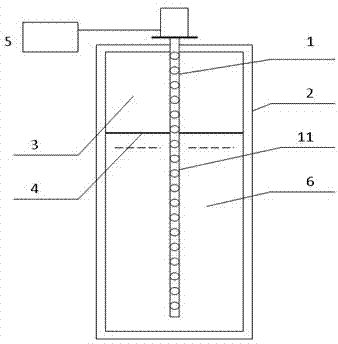 Material level detection method based on linear array temperature sensor
