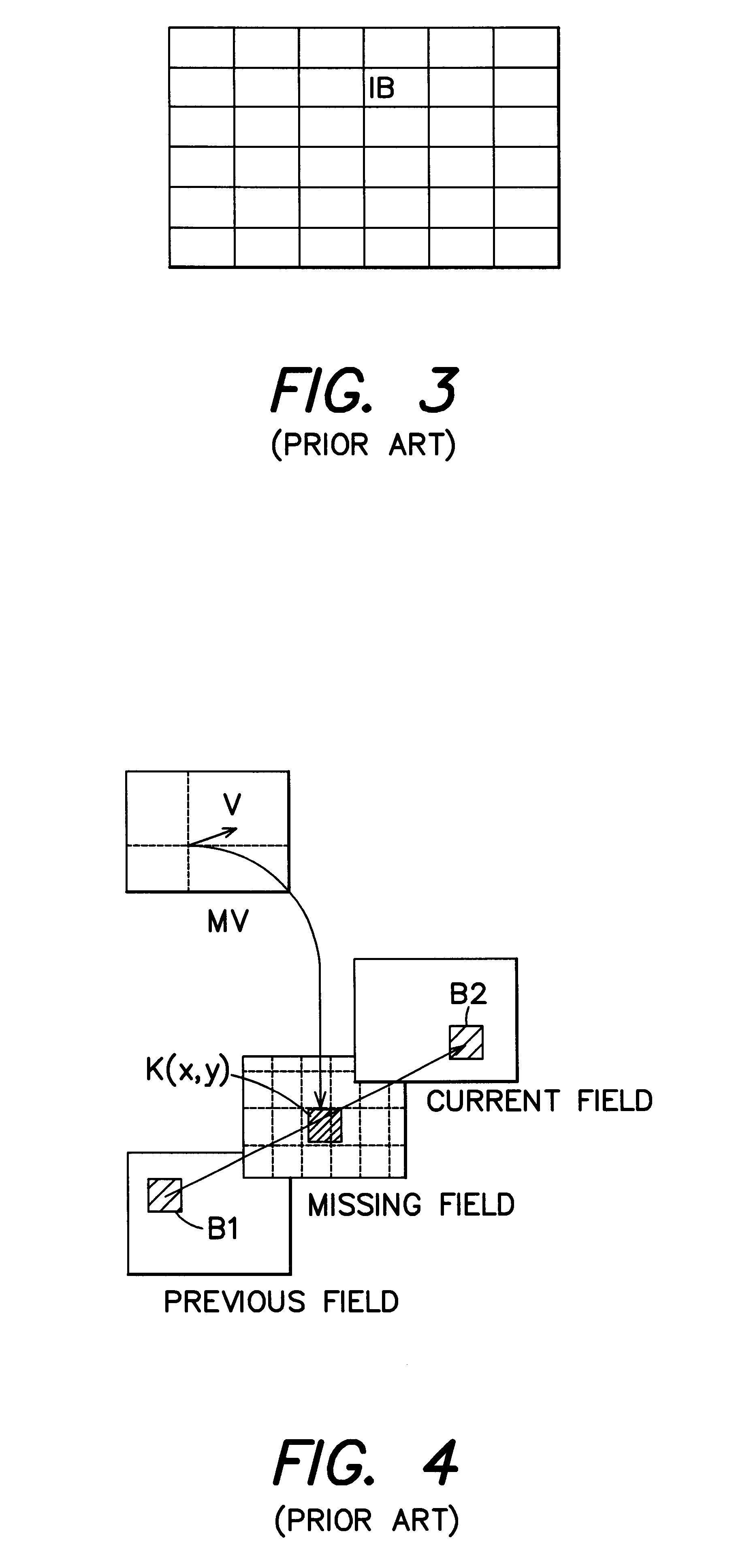 Method for motion estimated and compensated field rate up-conversion (FRU) for video applications and device for actuating such method
